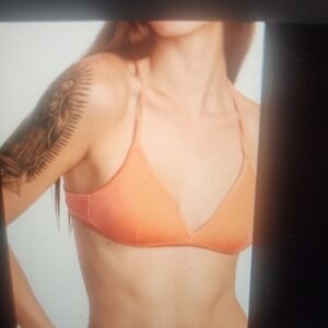 RVCA Vibrant Orange Swim Top